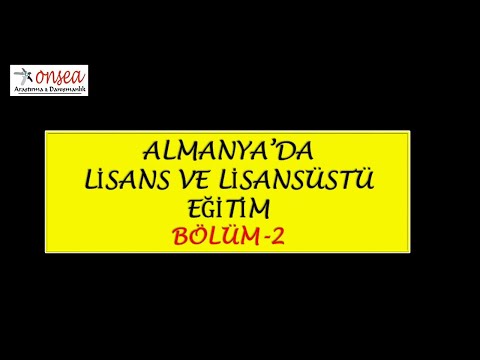 Almanya’da Lisans ve Lisansüstü Eğitim-2