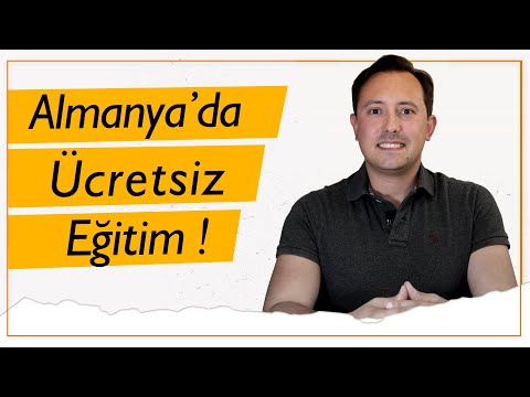 Almanya’da Ücretsiz Eğitim Fırsatı !