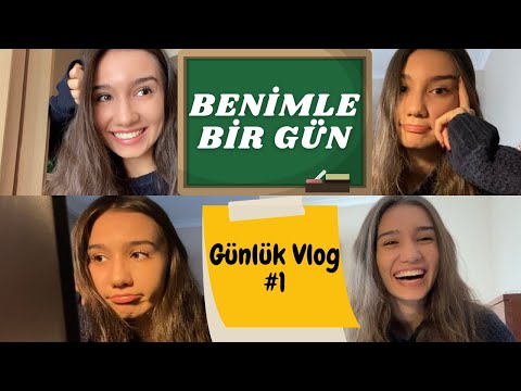 BENİMLE BİR GÜN! | Akademik Hayatım Yoruyor! |Online Üniversite,Rapor,Toplantı,Sunum| Günlük Vlog #1