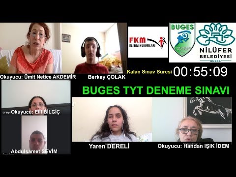 BUGES – Online Üniversite (TYT) Deneme Sınavı