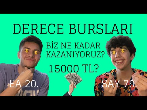 DERECE ÖĞRENCİLERİ NE KADAR KAZANIYOR? Boğaziçi Neden Az Para Veriyor?