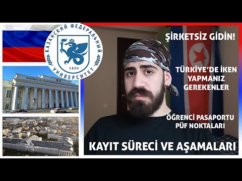 Rusya üniversitelerine kayıt aşaması | Türkiye’deki süreç | KFU kayıt (HIZLI)
