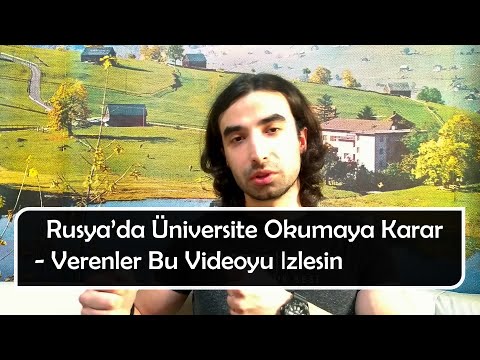 Rusya’da Üniversite Okumadan Önce Bu Videoyu İzle.