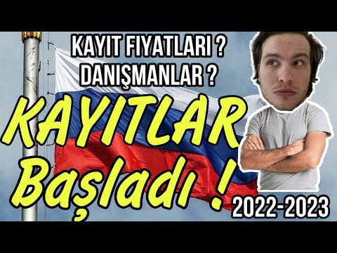 Rusya’da Üniversite Okumak 2022-2023 / Fiyatlar , danışmanlar , şirketler