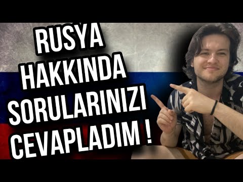 Rusya’da Üniversite Okumak | Soru Cevap | Sizden Gelen Rusya Hakkında Gelen Soruları Cevapladım !
