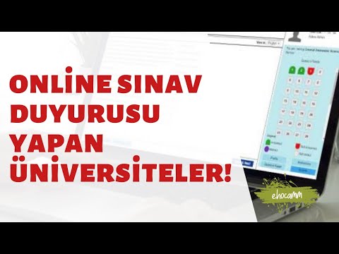 ÜNİVERSİTELERDE FİNAL SINAVLARIN NASIL YAPILACAĞINI AÇIKLAYAN 4 ÜNİVERSİTE ONLİNE SINAV DUYURULARI